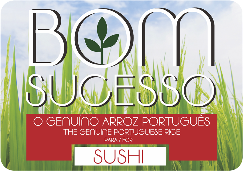 Logo arroz bom sucesso sushi